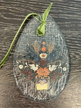 Joska Waldglashütte Hand Painted Crystal  Ornament Bodenmais